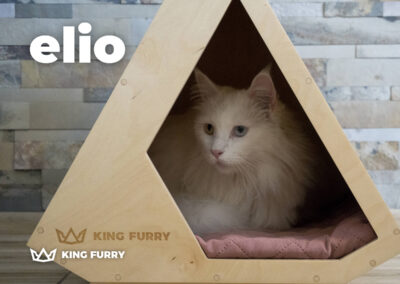 Domek dla kota i małego psa - King Furry elio